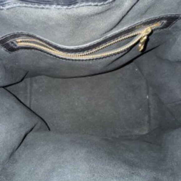 Louis Vuitton Black EPI Leather Neo Noe Drawstring Bucket Bag Strap Large - Picture 7 of 9